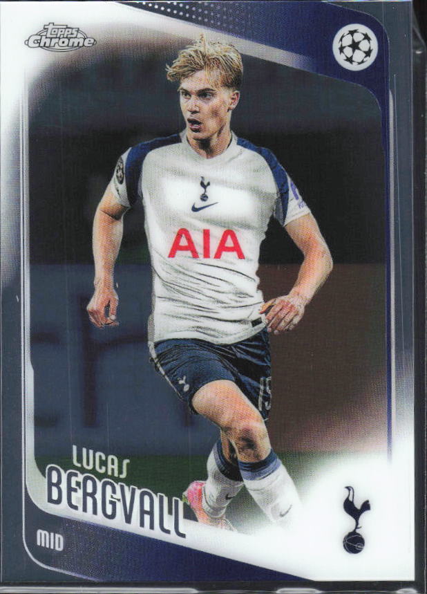 Lucas Bergvall 2025-26 Chrome UEFA #121 – framsida