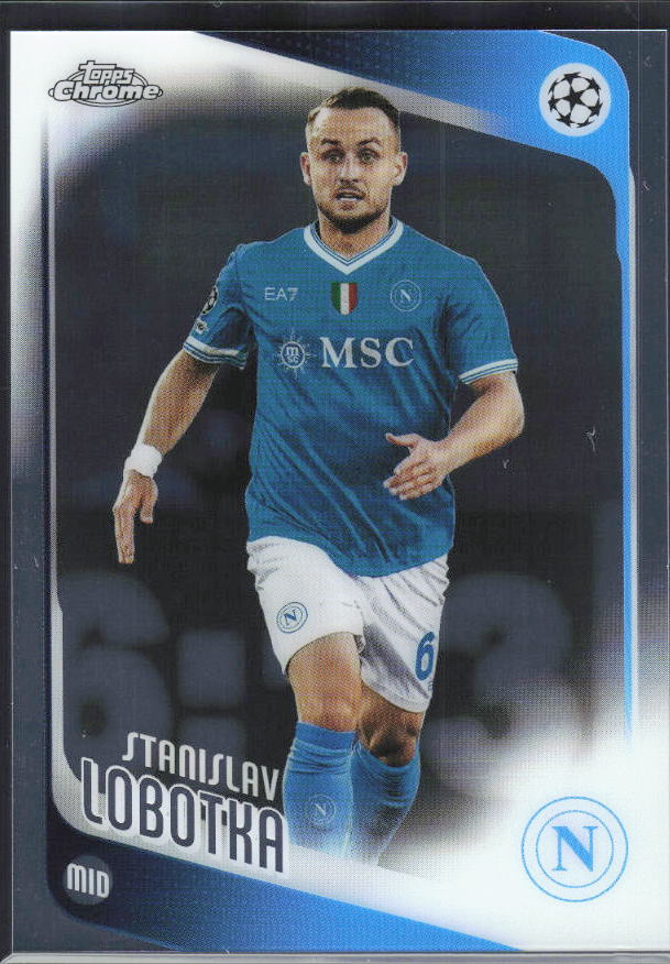 Stanislav Lobotka 2025-26 Chrome UEFA #11 – framsida