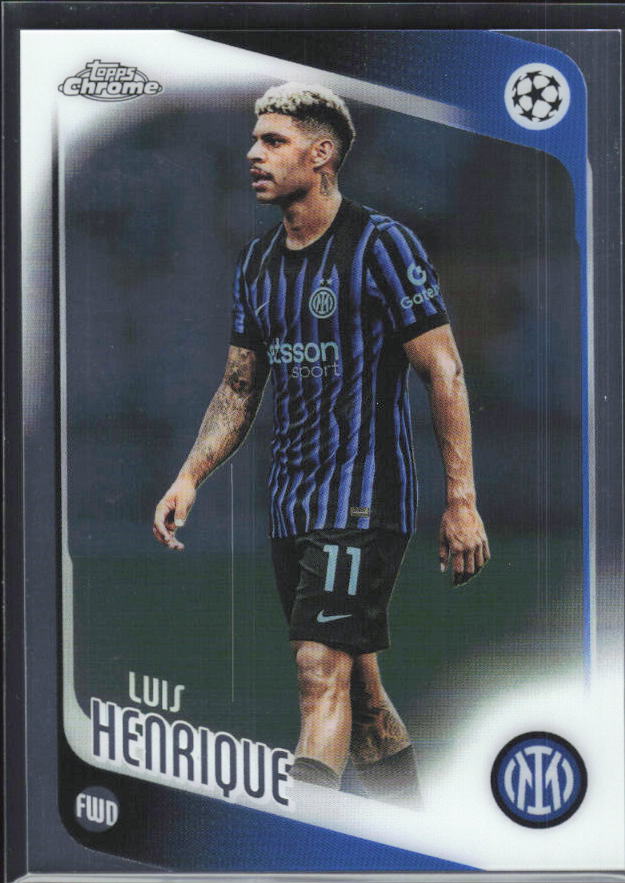 Luis Henrique 2025-26 Chrome UEFA #131 – framsida