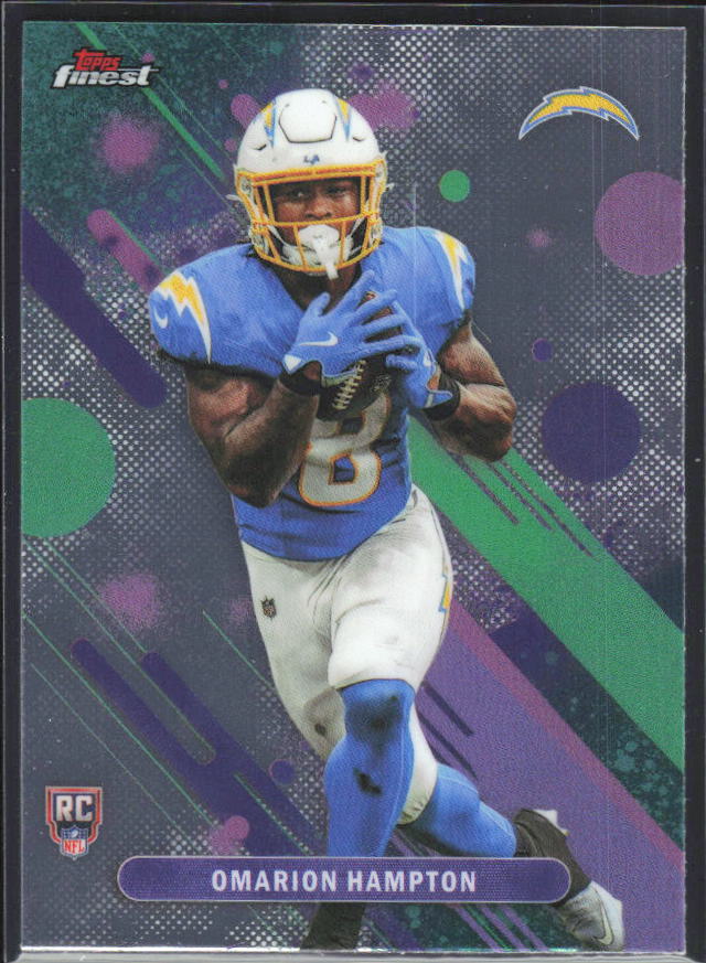 Omarion Hampton 2025 Finest Common RC #12 – framsida