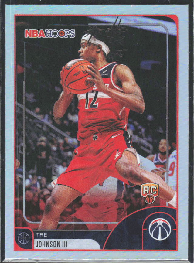 Tre Johnson III 2025-26 NBA Hoops RC #226 – framsida