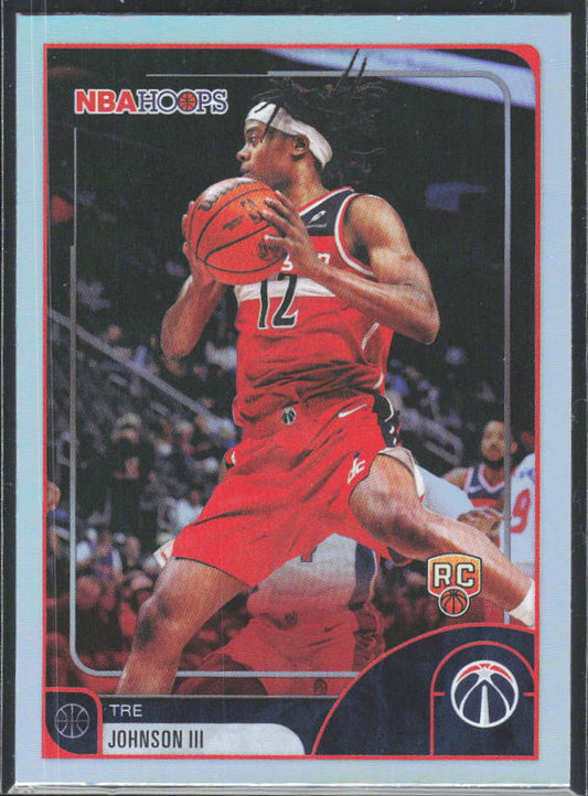 Tre Johnson III 2025-26 NBA Hoops RC #226 – framsida