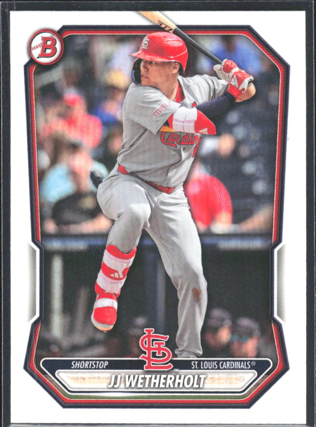 JJ Wetherholt 2026 Bowman Prospects #BP-115 – framsida