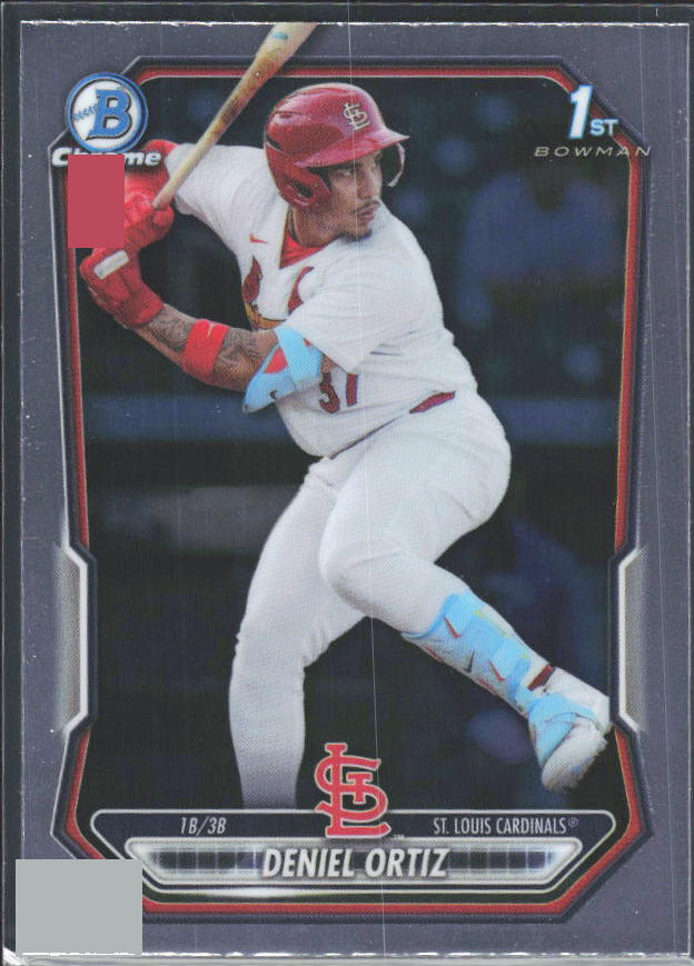Deniel Ortiz 2026 Bowman 1st Chrome Prospects #BCP-22 – framsida