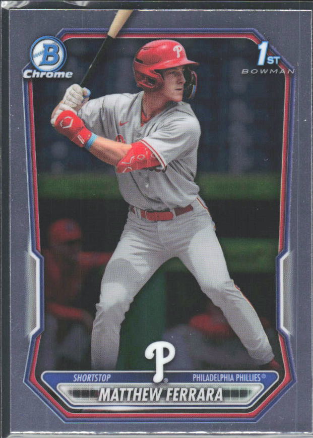 Matthew Ferrara 2026 Bowman 1st Chrome Prospects #BCP-110 – framsida