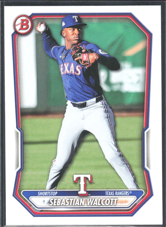 Sebastian Walcott 2026 Bowman Prospects #BP-51 – framsida