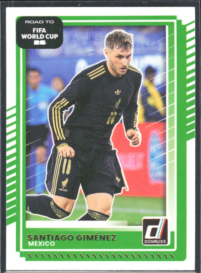 Santiago Giménez 2025-26 Donruss Road to FIFA WC #75 – framsida