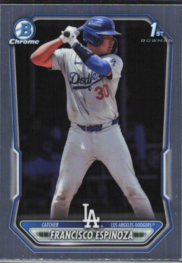 Francisco Espinoza 2026 Bowman 1st Chrome Prospects #BCP-106 – framsida
