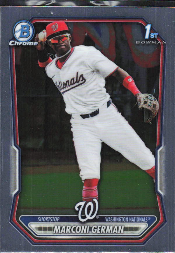 Marconi German 2026 Bowman 1st Chrome Prospects #BCP-100 – framsida