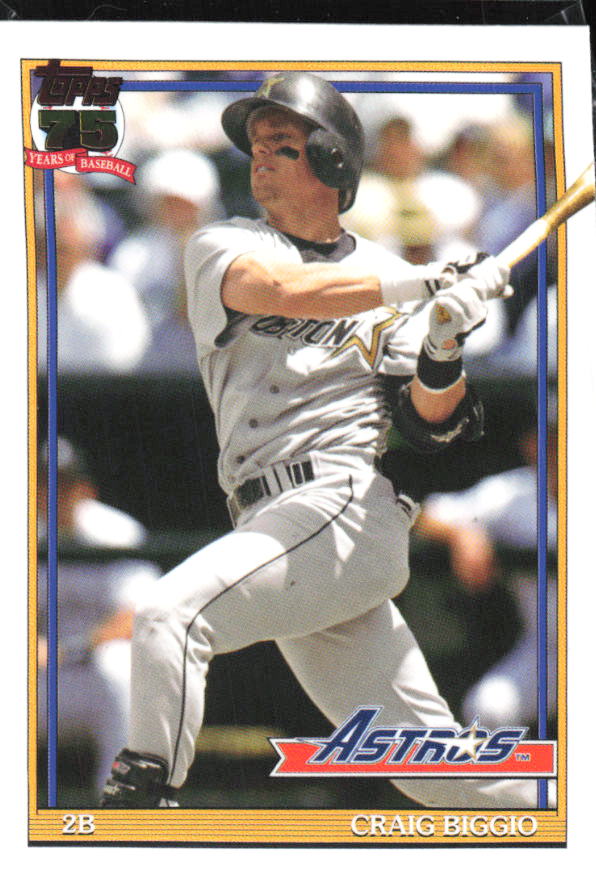 Craig Biggio 2026 Series 2 1991 Topps #91B2-26 – framsida