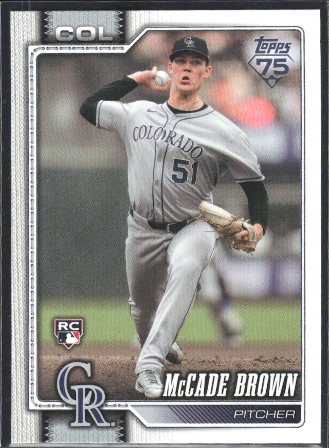 McCade Brown 2026 Series 2 RC #595 – framsida
