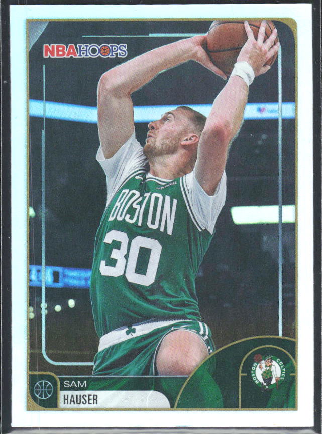 Sam Hauser 2025-26 NBA Hoops #115 – framsida