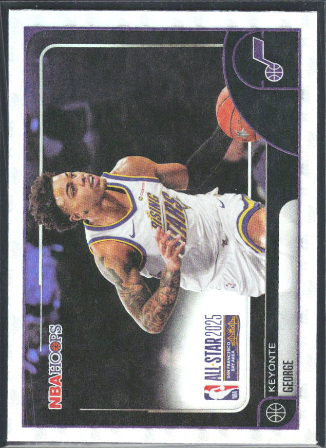 Keyonte George 2025-26 NBA Hoops All-Star 2025 #299 – framsida
