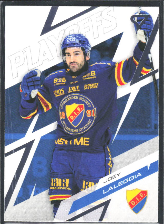 Joey LaLeggia 2025-26 SHL Playoffs #84 – framsida