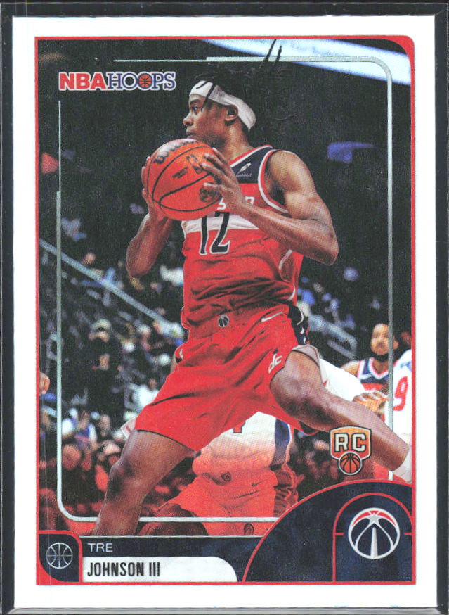 Tre Johnson III 2025-26 NBA Hoops RC #226 – framsida