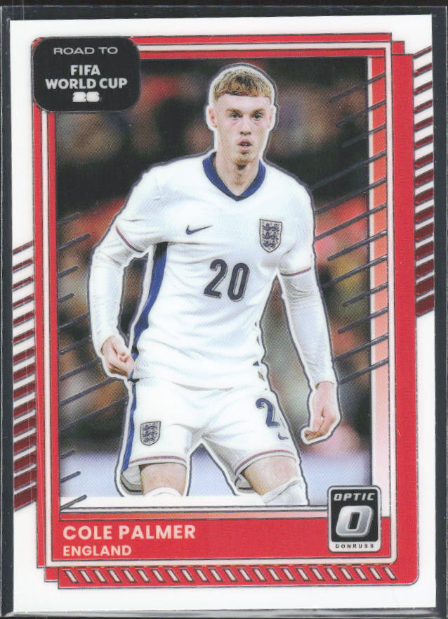 Cole Palmer 2025-26 Donruss Road to FIFA WC Optic #70 – framsida