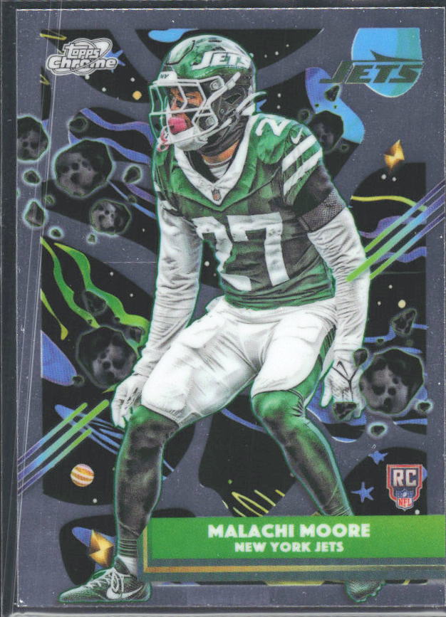 Malachi Moore 2025 Cosmic Chrome RC #179 – framsida