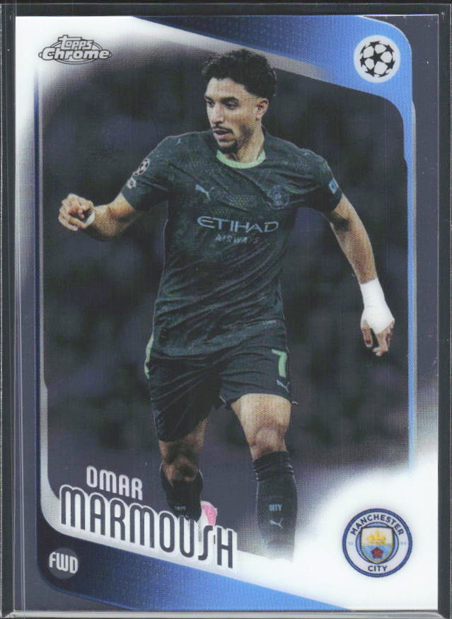 Omar Marmoush 2025-26 Chrome UEFA #80 – framsida
