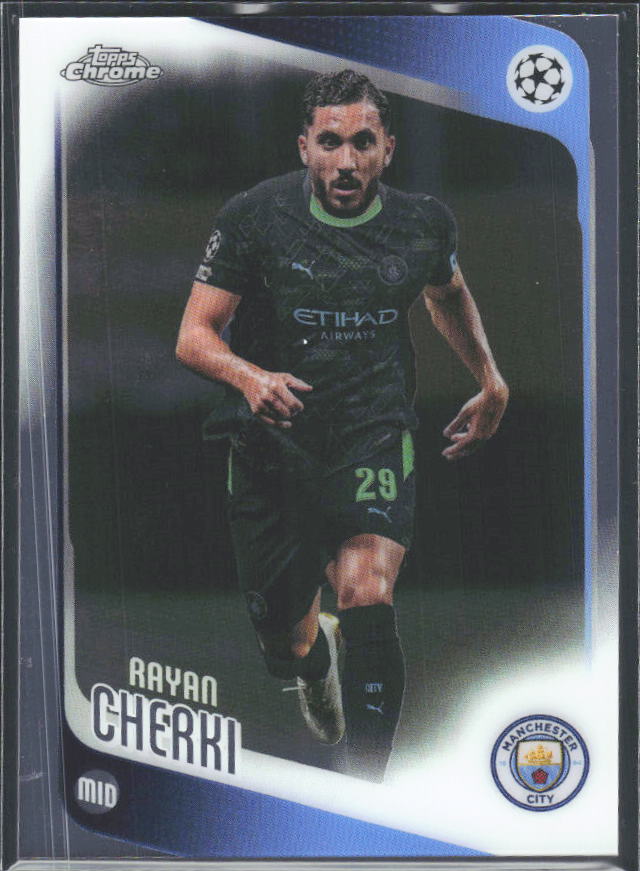 Rayan Cherki 2025-26 Chrome UEFA #1 – framsida