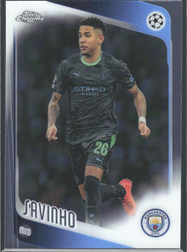 Savinho 2025-26 Chrome UEFA #33 – framsida