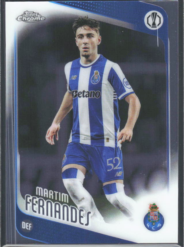 Martim Fernandes 2025-26 Chrome UEFA #62 – framsida