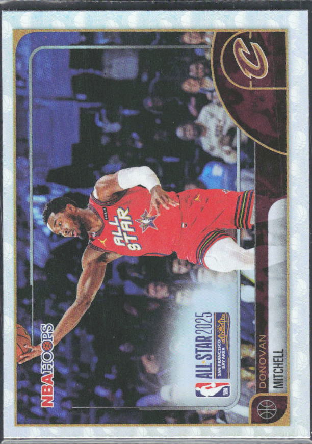 Donovan Mitchell 2025-26 NBA Hoops All-Star 2025 #287 – framsida