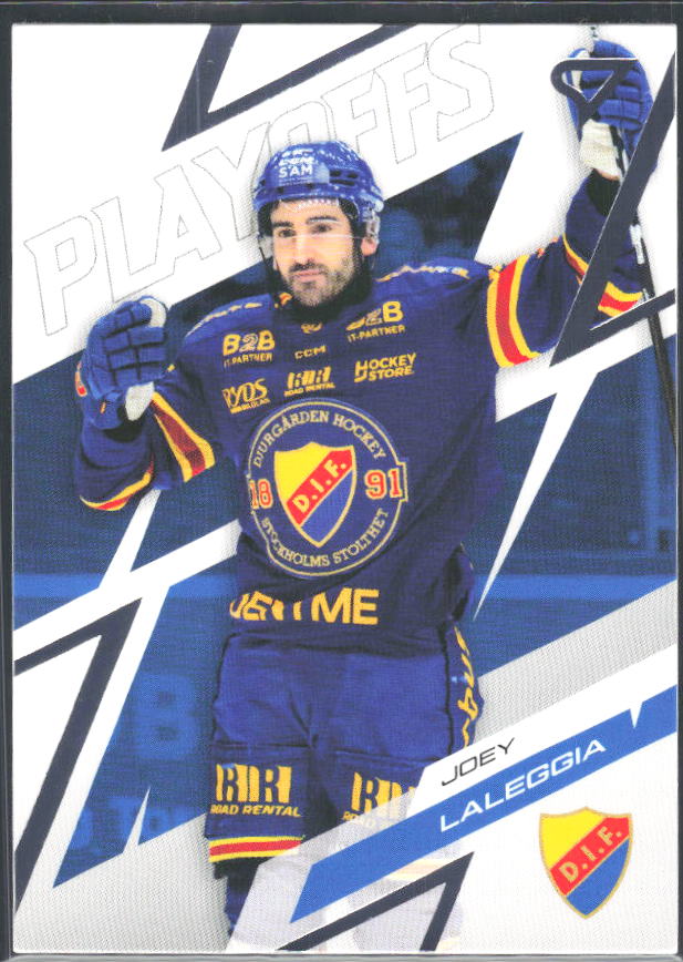 Joey LaLeggia 2025-26 SHL Playoffs #84 – framsida