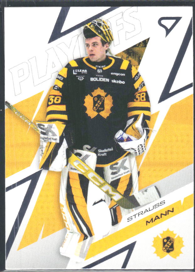 Strauss Mann 2025-26 SHL Playoffs #28 – framsida
