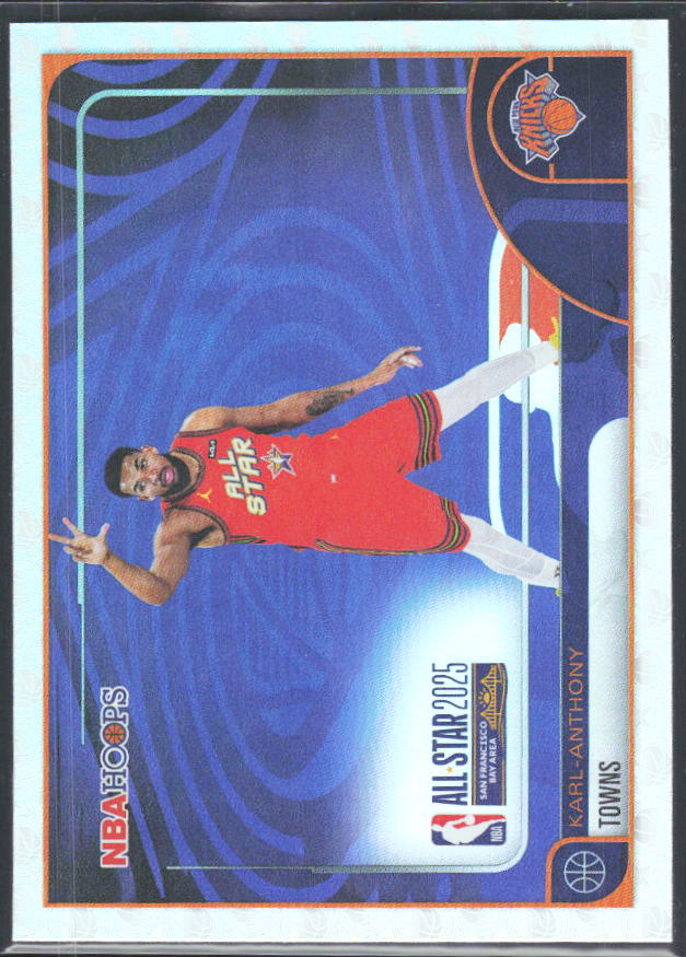 Karl-Anthony Towns 2025-26 NBA Hoops All-Star 2025 #292 – framsida
