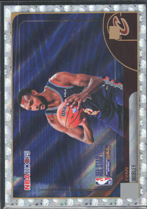 Evan Mobley 2025-26 NBA Hoops All-Star 2025 Rainbow #281 – framsida