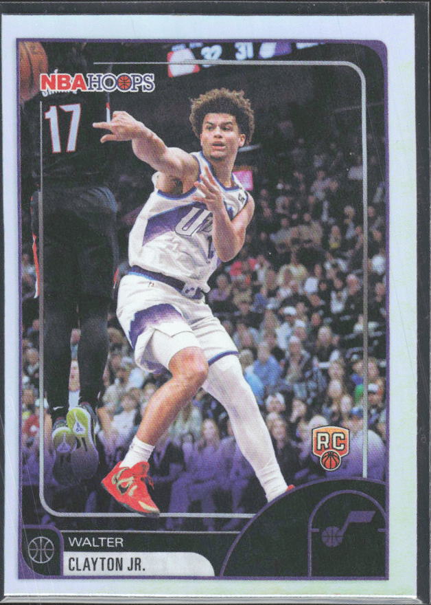 Walter Clayton Jr. 2025-26 NBA Hoops RC #173 – framsida