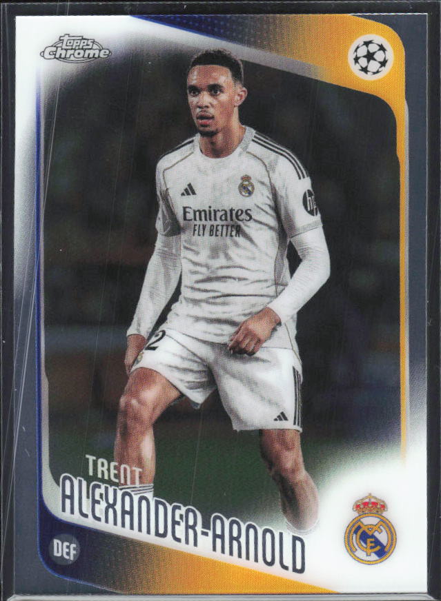 Trent Alexander-Arnold 2025-26 Chrome UEFA #141 – framsida