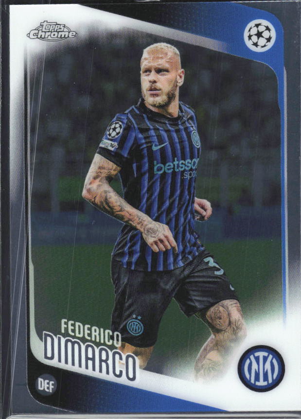 Federico Dimarco 2025-26 Chrome UEFA #37 – framsida