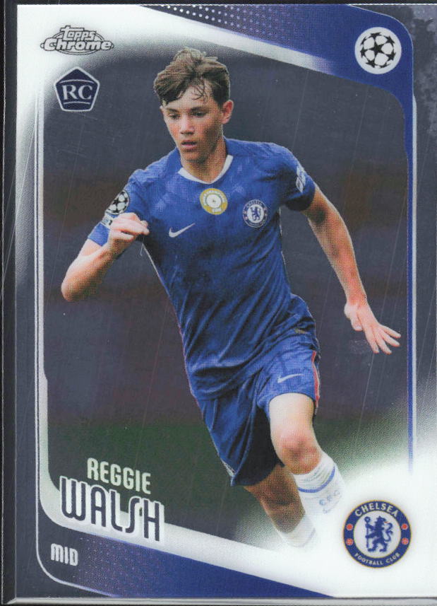 Reggie Walsh 2025-26 Chrome UEFA RC #70 – framsida