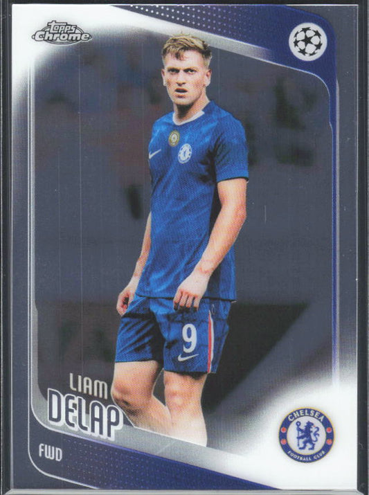 Liam Delap 2025-26 Chrome UEFA #192 – framsida