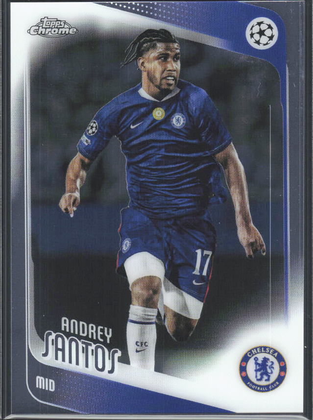 Andrey Santos 2025-26 Chrome UEFA #107 – framsida