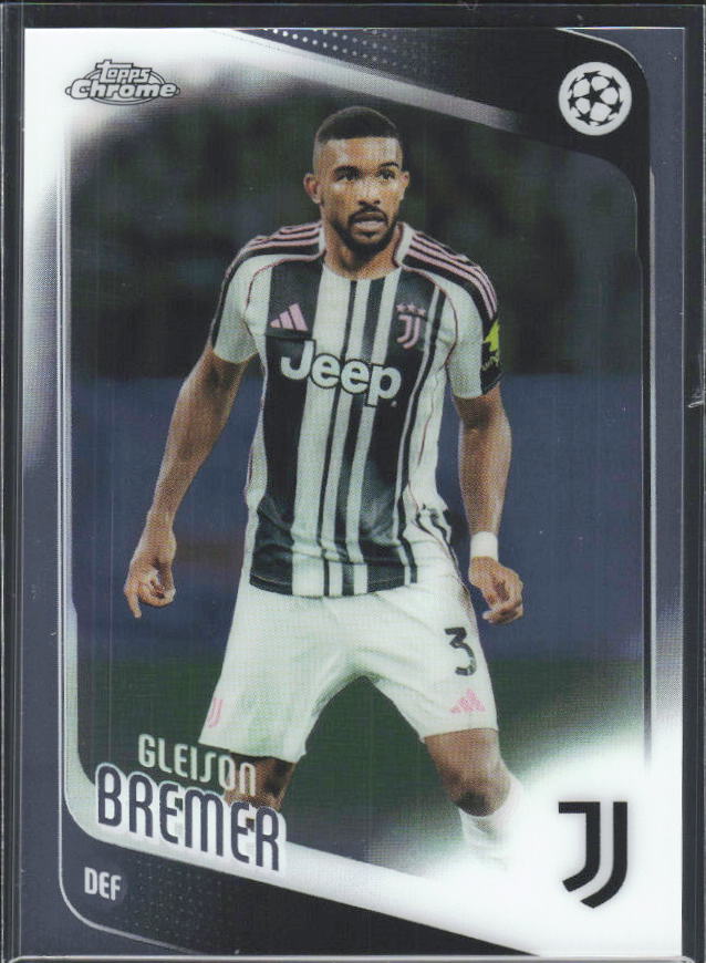 Gleison Bremer 2025-26 Chrome UEFA #152 – framsida