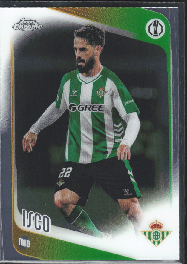 Isco 2025-26 Chrome UEFA #35 – framsida