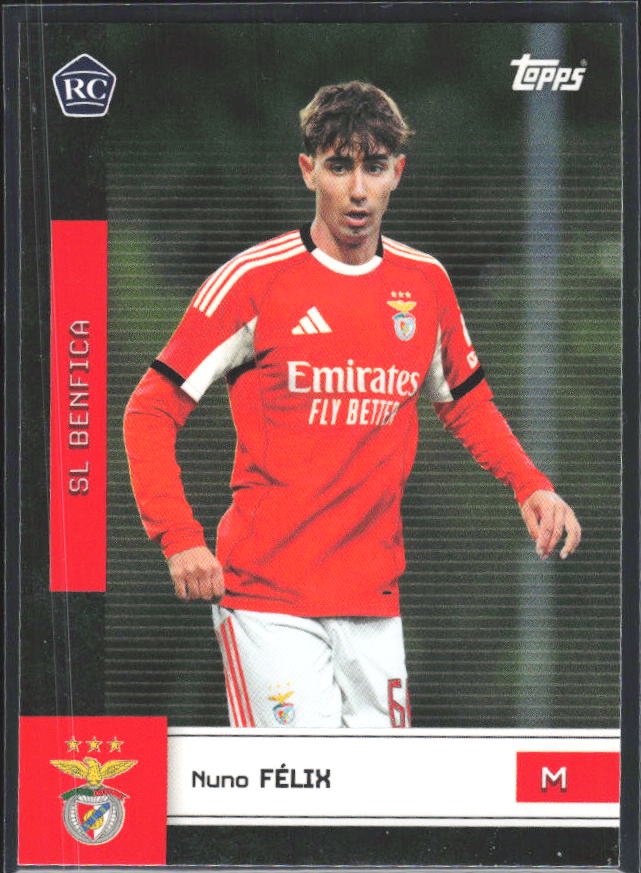 Nuno Félix 2025-26 SL Benfica Team Set RC #12 – framsida