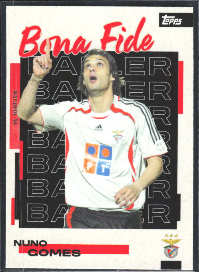 Nuno Gomes 2025-26 SL Benfica Team Set Bona Fide Baller #27 – framsida