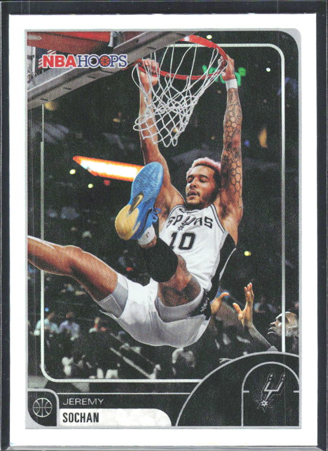 Jeremy Sochan 2025-26 NBA Hoops #154 – framsida