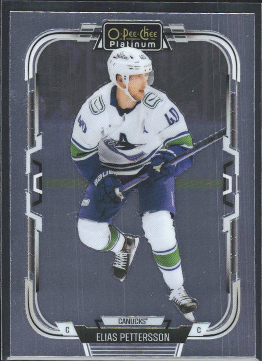 Elias Pettersson 2025-26 O-Pee-Chee Platinum #46 – framsida