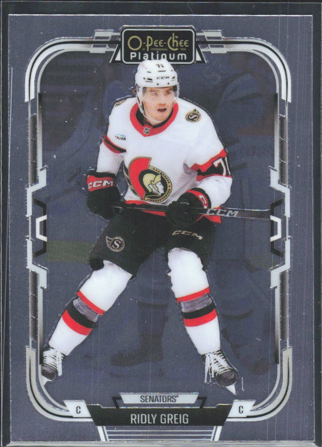 Ridly Greig 2025-26 O-Pee-Chee Platinum #39 – framsida