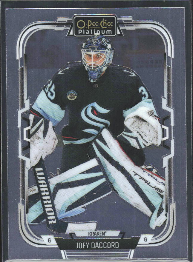 Joey Daccord 2025-26 O-Pee-Chee Platinum #68 – framsida