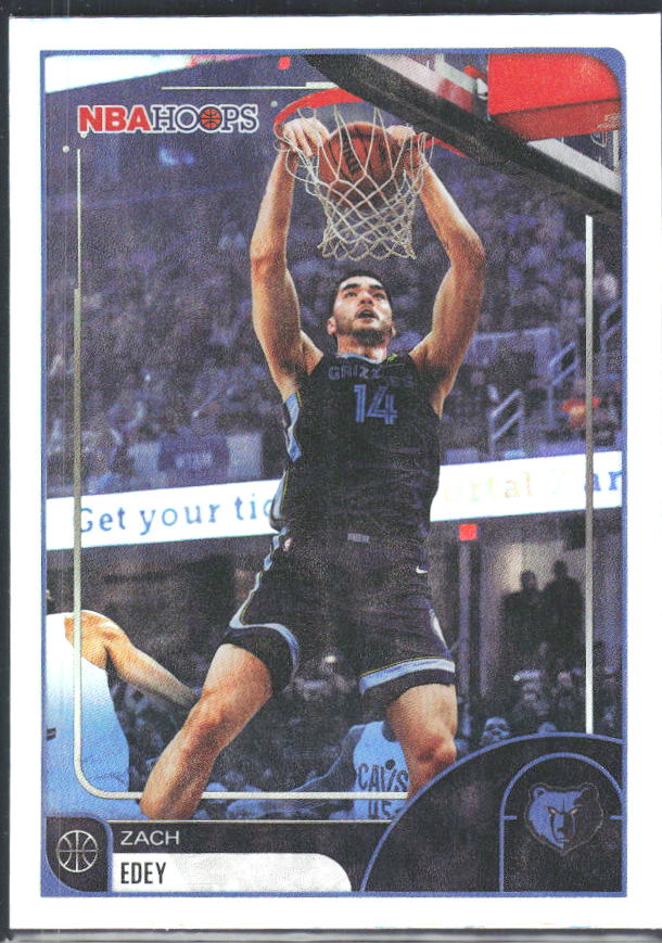 Zach Edey 2025-26 NBA Hoops #230 – framsida