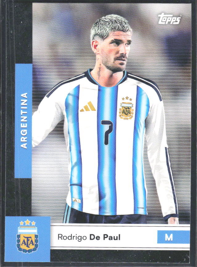 Rodrigo De Paul 2026 Argentina Team Set #6 – framsida