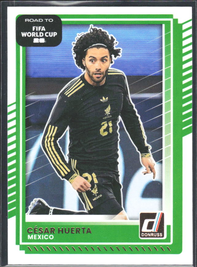 César Huerta 2025-26 Donruss Road to FIFA WC #77 – framsida