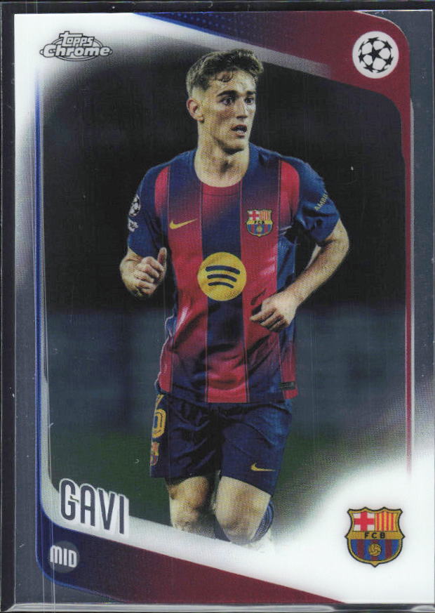 Gavi 2025-26 Chrome UEFA #132 – framsida