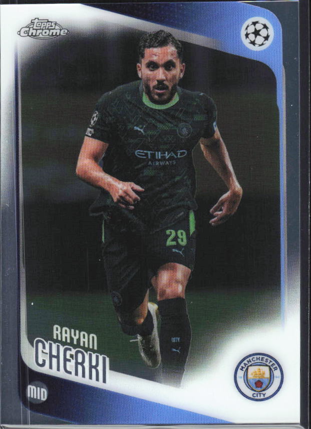 Rayan Cherki 2025-26 Chrome UEFA #1 – framsida