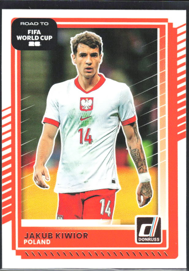 Jakub Kiwior 2025-26 Donruss Road to FIFA WC #196 – framsida